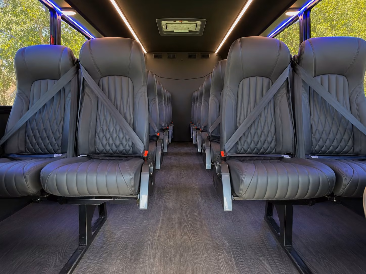20 passenger minibus inside