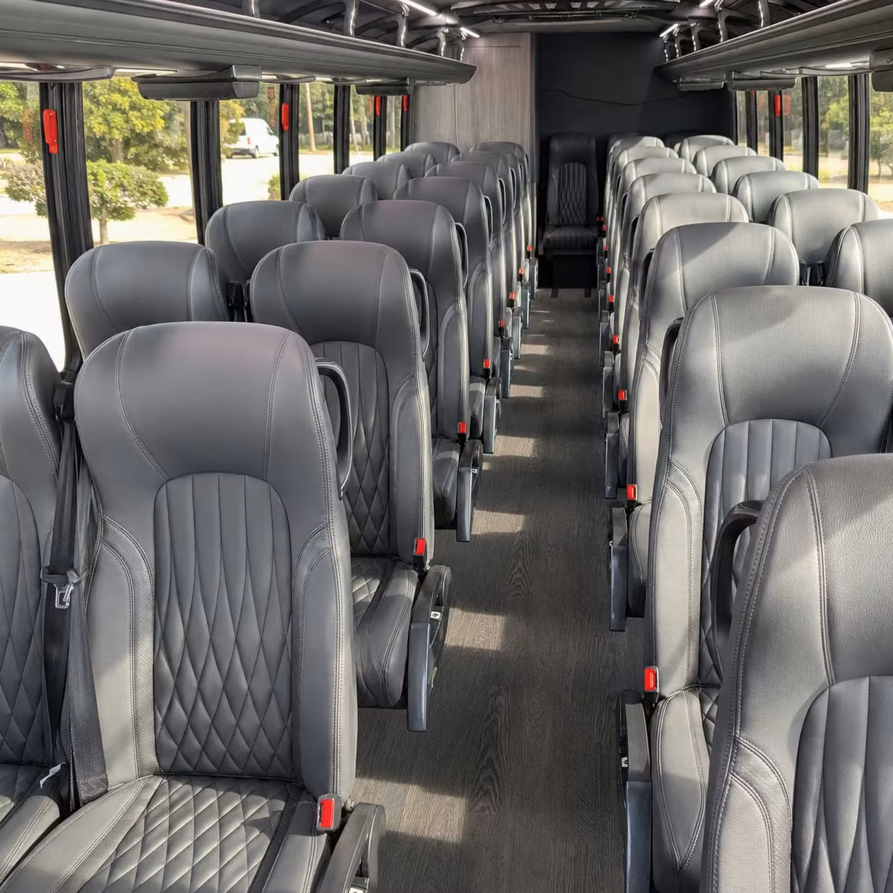 25 passenger minibus interior