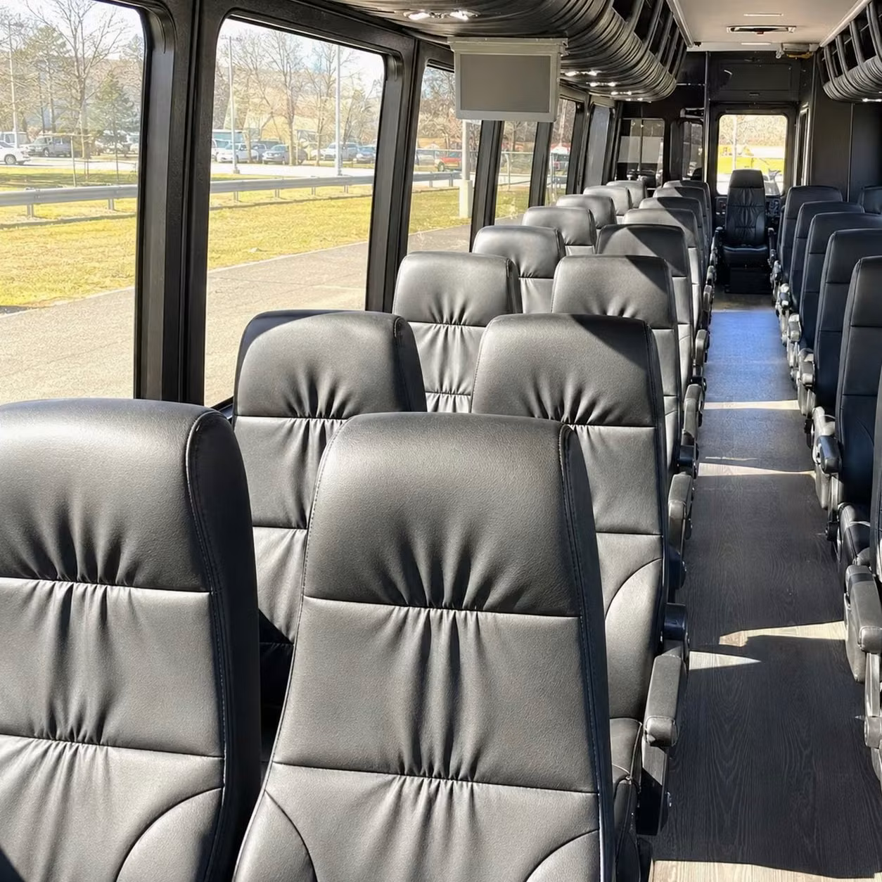 30 passenger minibus inside