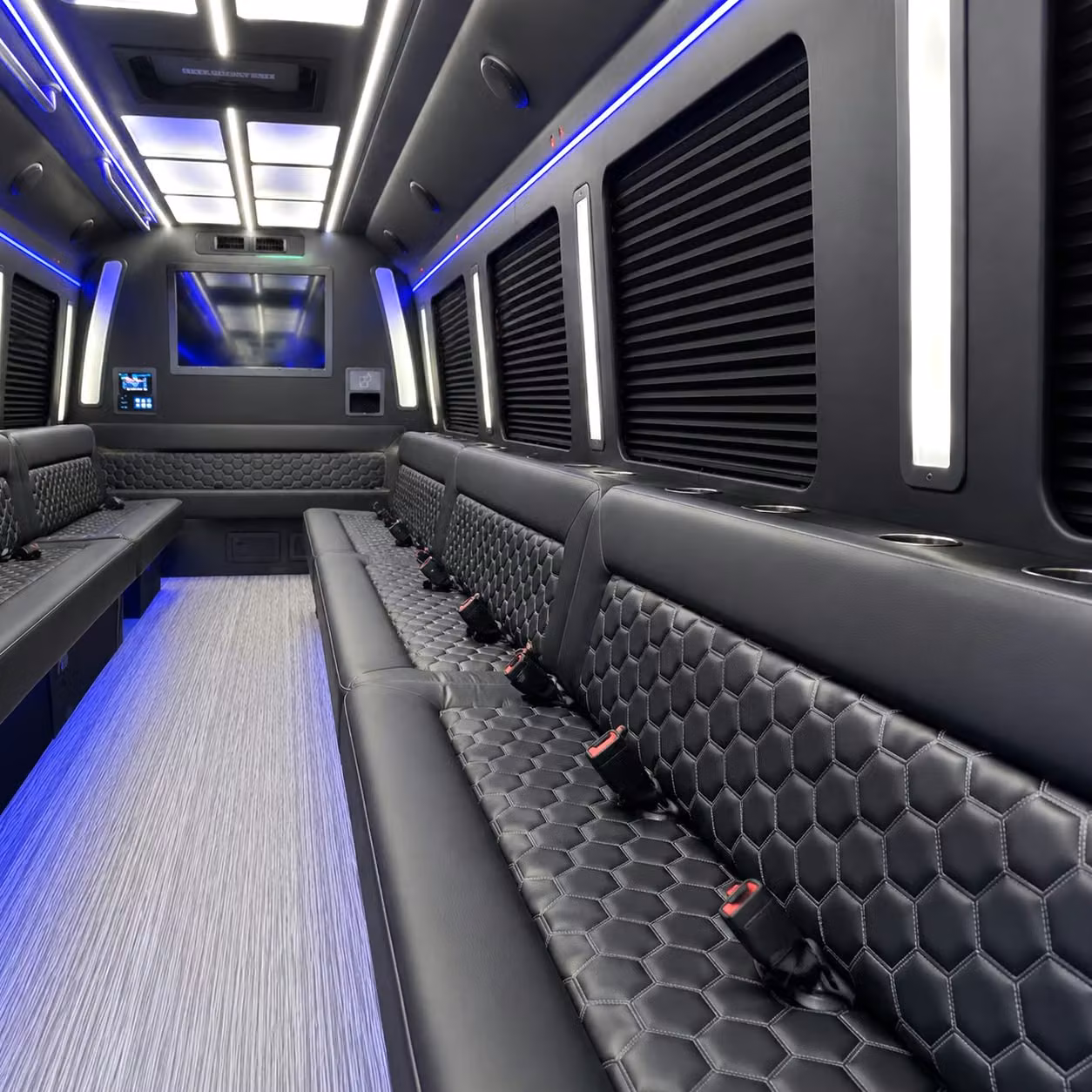 party bus interior
