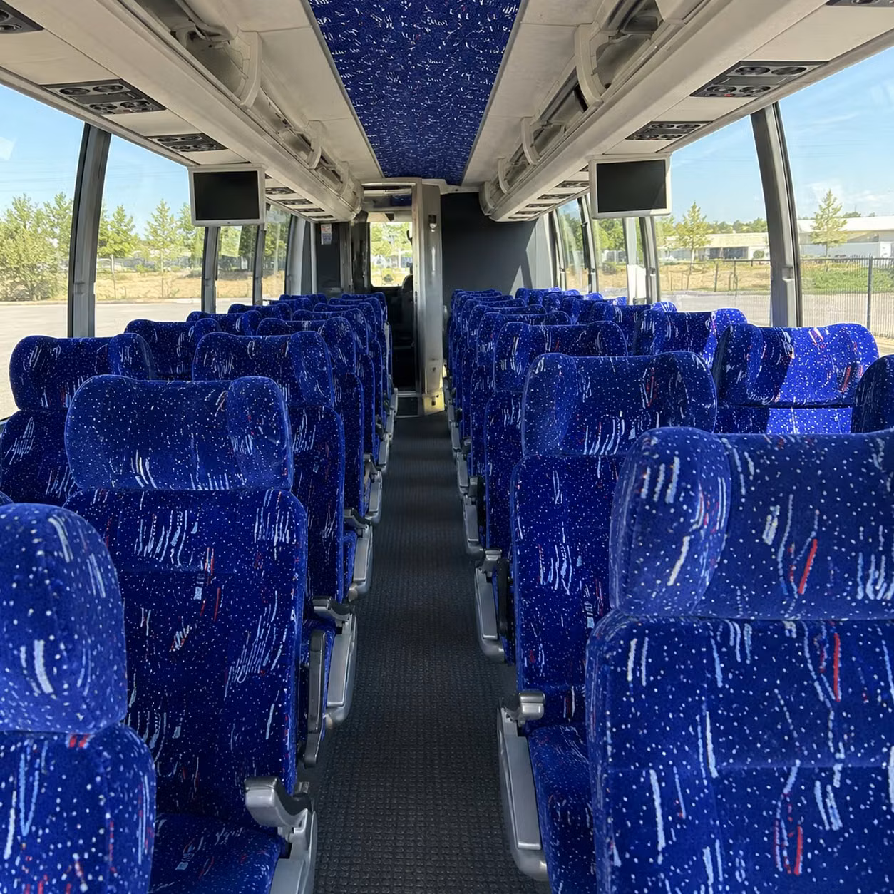 scottsdale charter bus rental interior